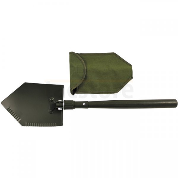 MFH Folding Space Wooden Handle - Olive