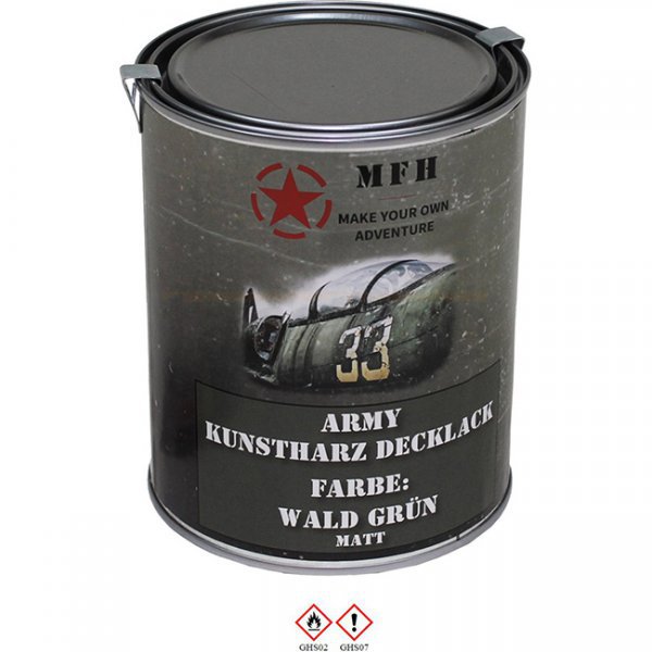 MFH Army Varnish 1 l Can - Forest Green