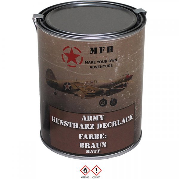 MFH Army Varnish 1 l Can - Brown
