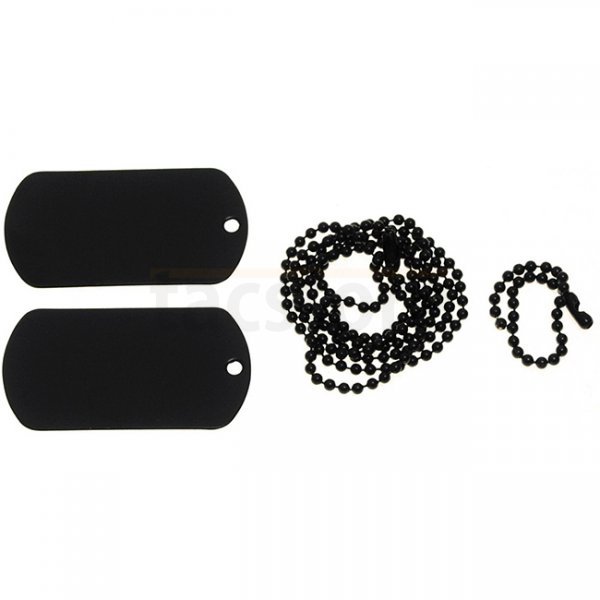 MFH US Dog Tag Set - Black