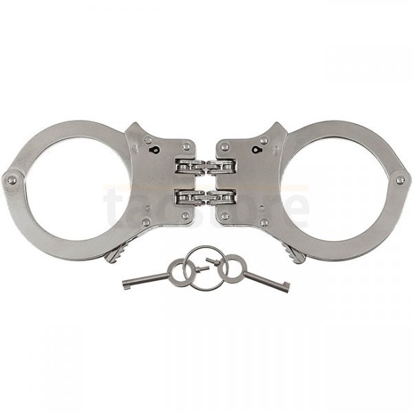 MFH Handcuffs Double Chain - Chrome