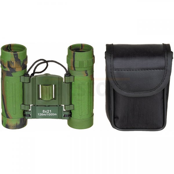 MFH Binocular 8 x 21 - Woodland