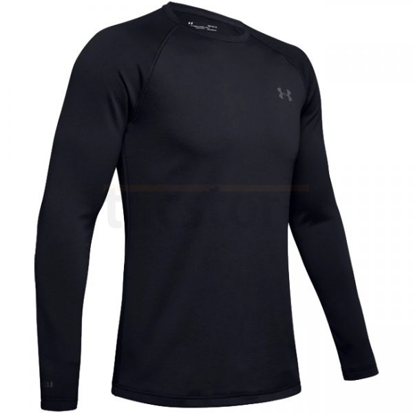 Under Armour Mens ColdGear Base 3.0 Crew - Black - XL