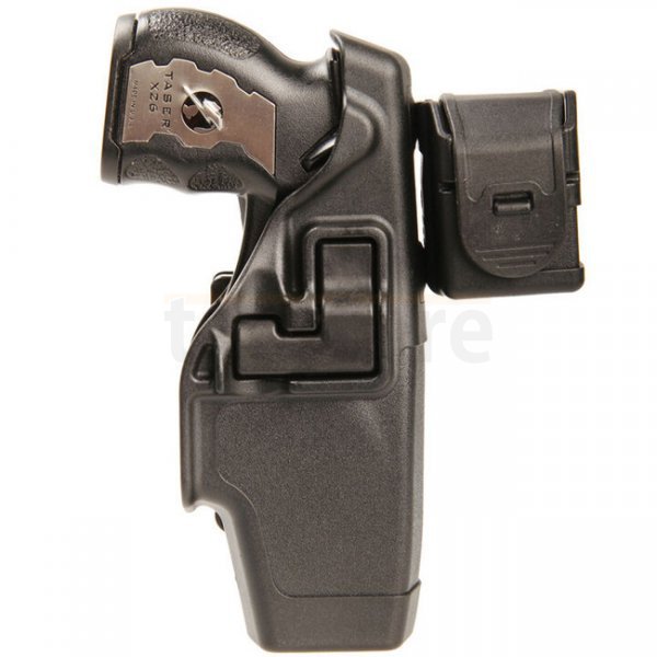 BLACKHAWK Level 2 Matte Finish SERPA Holster Taser X-26 RH - Black