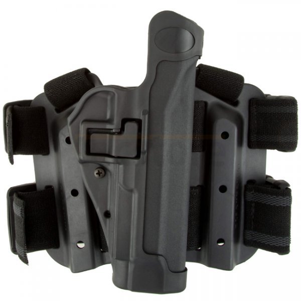 BLACKHAWK Level 2 Tactical SERPA Holster Beretta 92/96/M9/M9A1 RH - Black