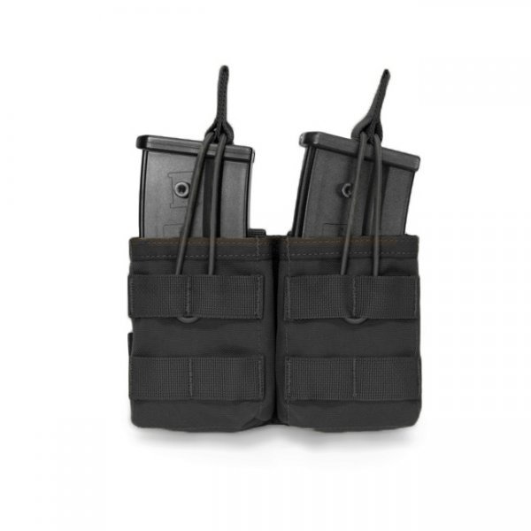 Warrior Double G36 / SIG 550 Open Magazine Pouch - Black