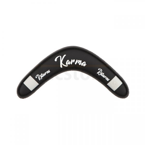 JTG Karma Returns Rubber Patch - Black