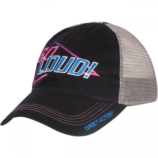 Direct Action Go Loud! 80s Style Feed Cap - Black / Grey