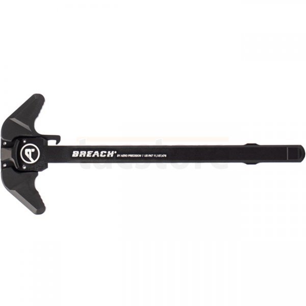 Aero Precision AR15 BREACH Ambi Charging Handle - Large Lever - Black