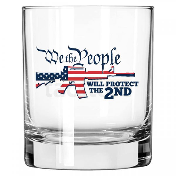 Lucky Shot Americana Whiskey Glass - We The People Rifle
