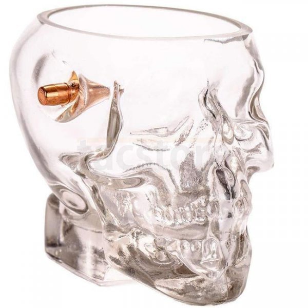 Lucky Shot Headshot Whiskey Glass .308