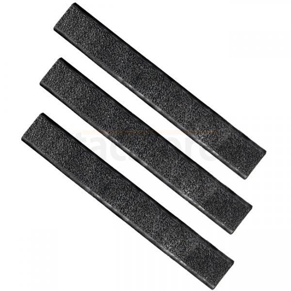 Ergo 18 Slot Textured Slim Line Rail Cover - 3 pcs - Black