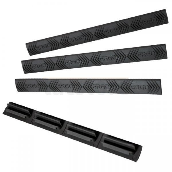 Ergo Wedgelok M-LOK Rail Cover - 4 pcs - Black