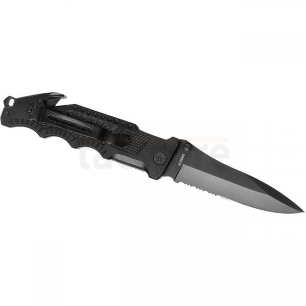 Smith & Wesson Border Guard SWBG1S Serrated Folder - Black