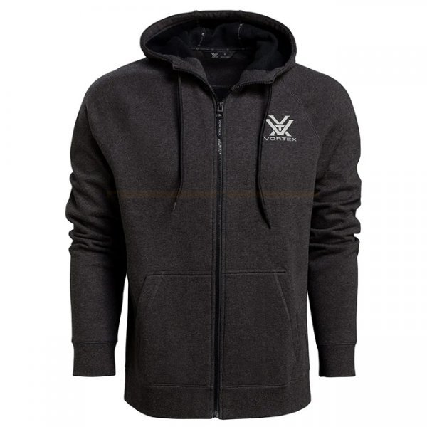 Vortex Core Logo Full Zip Comfort Hoodie - Black - L