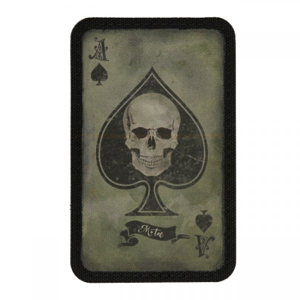 M-Tac Ace of Spades Print Patch - Ranger Green