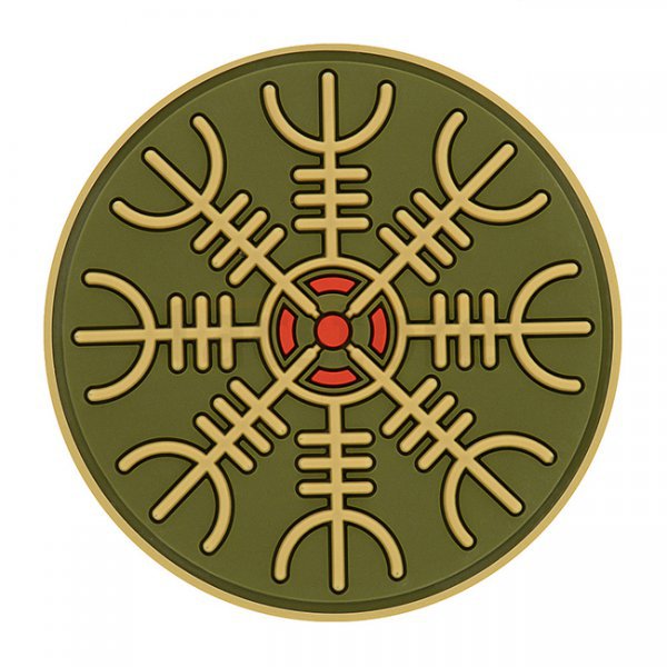 M-Tac Egeshelm Rubber Patch - Olive