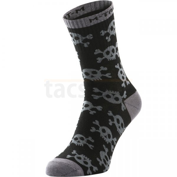 M-Tac Lightweight Socks Pirate Skull Mk.3 - Black 39-42