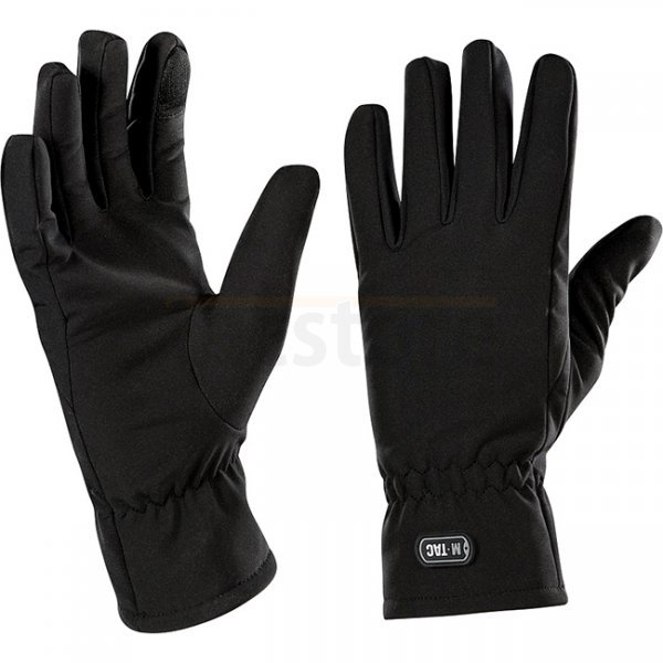 M-Tac Soft Shell Winter Gloves - Black - XL