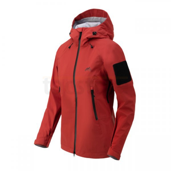 Helikon Squall Women's Hardshell Jacket - TorrentStretch - Crimson Sky - XS