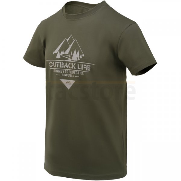 Helikon T-Shirt Outback Life - Taiga Green - S