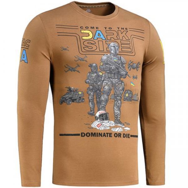 M-Tac UA Side Long Sleeve T-Shirt - Coyote - S