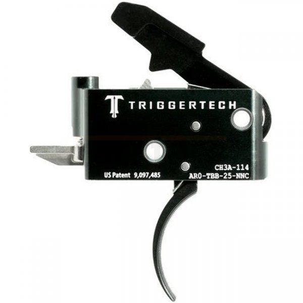 TriggerTech AR15 Two-Stage Adaptable Trigger Curved - Black