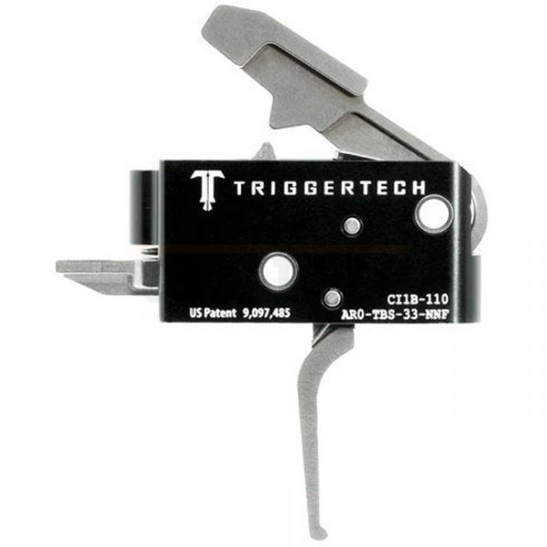 TriggerTech AR15 Two-Stage Competitive Trigger Flat - Stainless