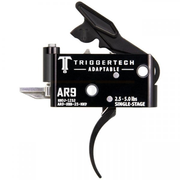 TriggerTech AR9 Single-Stage Adaptable Trigger Pro Curved