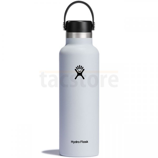 Hydro Flask Standard Mouth Insulated Water Bottle & Flex Cap 21oz - White