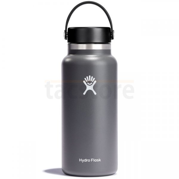 Hydro Flask Wide Mouth Insulated Water Bottle & Flex Cap 32oz - Stone