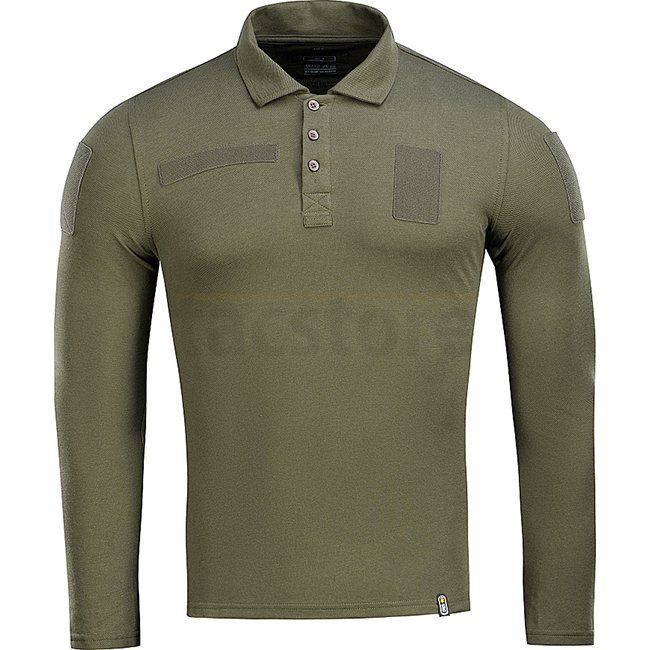 TacStore - Der führende Tactical und Outdoor Shop für Polizeibedarf mit dem  grössten Sortiment der Schweiz. M-Tac Tactical Polo Shirt Long Sleeve 65/35  - Army Olive - 2XL