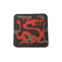 Ronin Tactics Dragon Nylon Logo Patch Limited Edition - Black