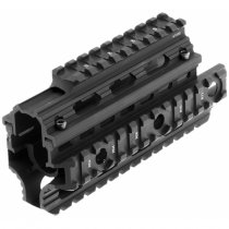 Leapers Pro M92 Quad Rail Drop-In Handguard - Black