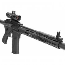 Leapers Leapers Pro M-LOK Picatinny Rail Section 7 Slots - Black