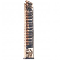 ETS Glock 21 cal .45 30rds Magazine - Clear