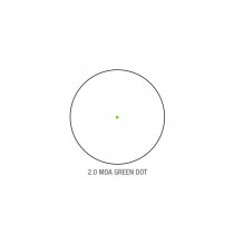 Trijicon MRO 1x25 2.0 MOA Green Dot Low Mount