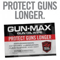 Real Avid Gun-Max Gun Oil Wipes - 25 Pack