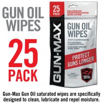 Real Avid Gun-Max Gun Oil Wipes - 25 Pack