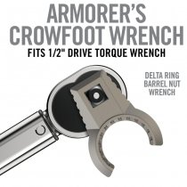 Real Avid Master-Fit Armorer's Crowfoot Delta-Ring Barrel Nut Wrench