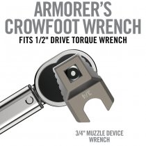 Real Avid Master-Fit Armorer's Crowfoot 3/4 Inch Muzzle Device Wrench