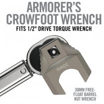 Real Avid Master-Fit Armorer's Crowfoot 30mm Free-Float Barrel Nut Wrench