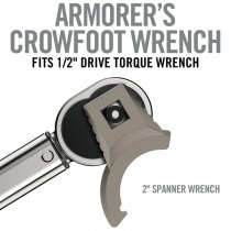 Real Avid Master-Fit Armorer's Crowfoot 2 Inch Spanner Wrench
