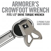 Real Avid Master-Fit Armorer's Crowfoot 3-Prong Flash Hider Wrench