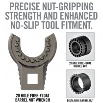 Real Avid Master-Fit Armorer's Crowfoot Free Float Barrel Nut Wrench