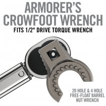 Real Avid Master-Fit Armorer's Crowfoot Free Float Barrel Nut Wrench