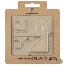 M-Tac Ecopybook Tactical Ruler GTA NATO