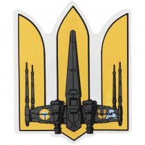 M-Tac Trident UA-Wing Sticker Small - Yellow