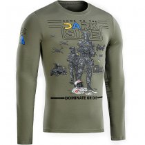 M-Tac UA Side Long Sleeve T-Shirt - Army Olive - 3XL