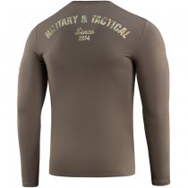M-Tac Logo Long Sleeve T-Shirt - Dark Olive - 3XL